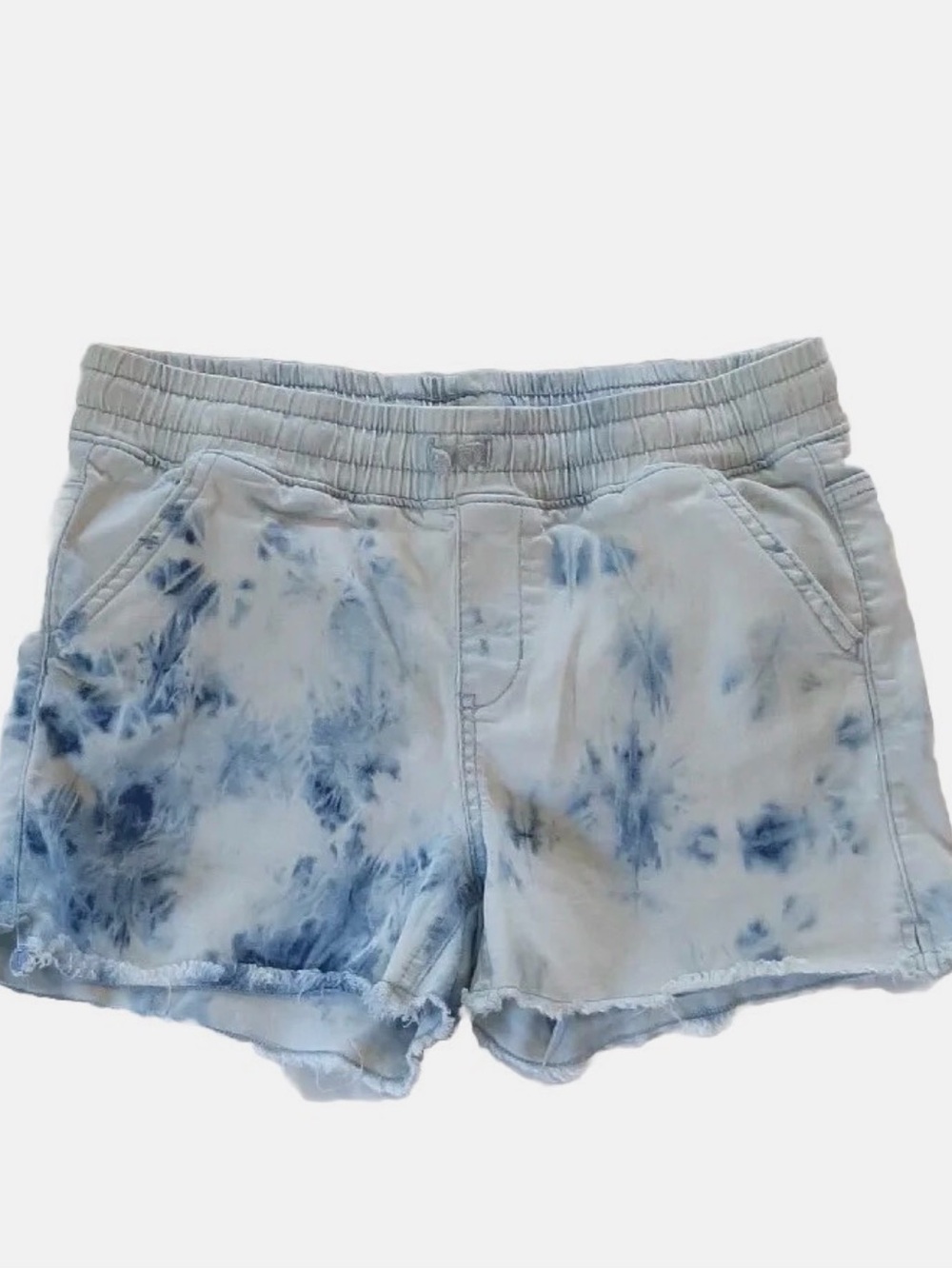 Cat & Jack Blue Tie-Dye Elastic Waist Shorts
